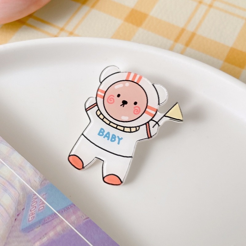 Huy Hiệu Cài Áo Hình Hoạt Hình Nhật Bản Dễ Thương