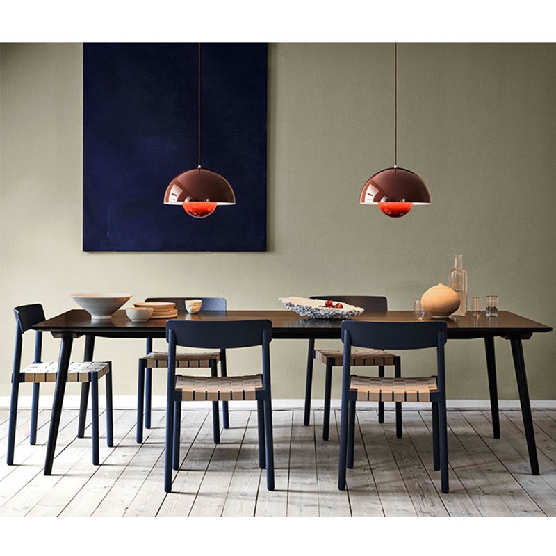 Đèn chùm macaron bắc âu trần nhà ánh sáng phong cách hiện đại