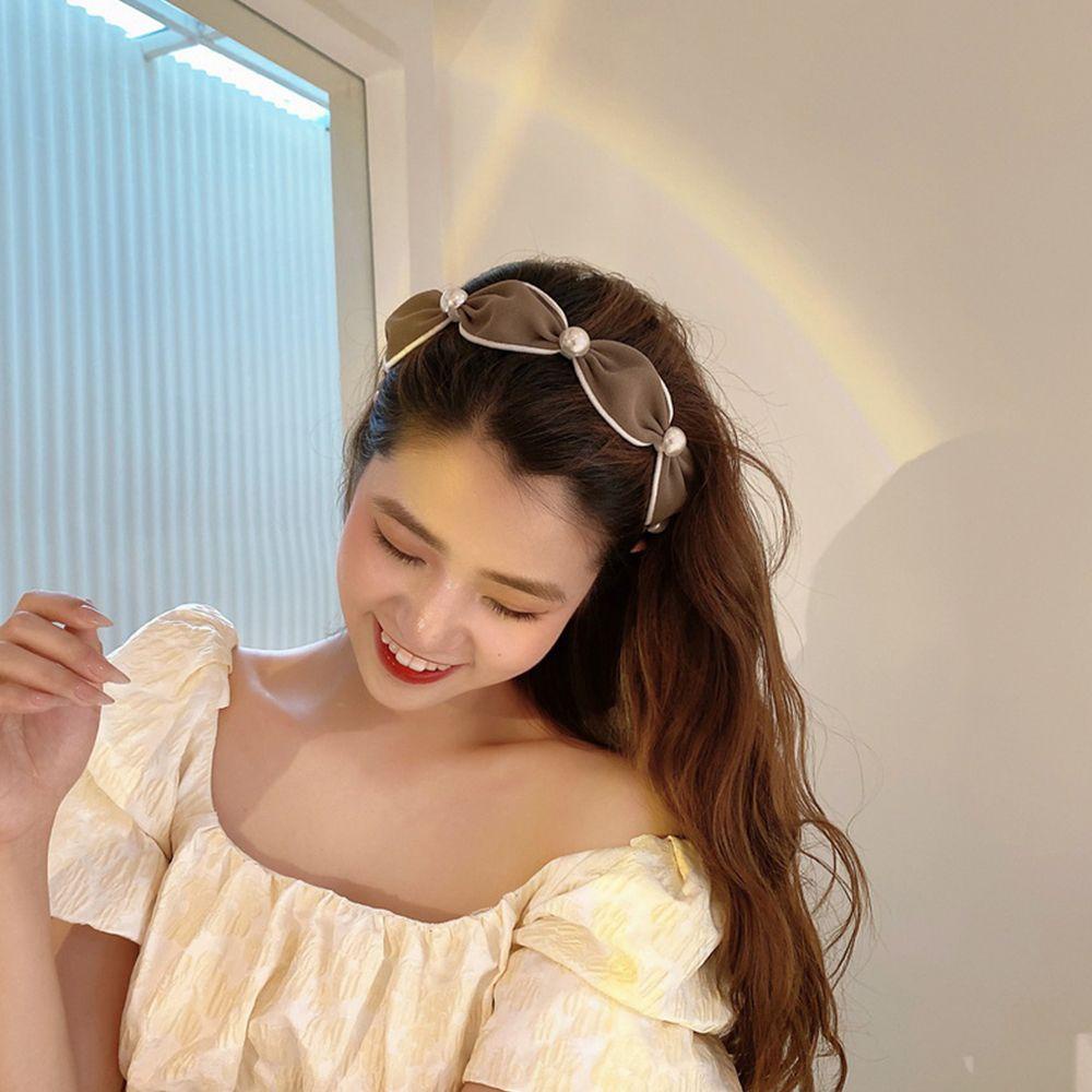 ANEMONE Băng Đô Cài Tóc Rửa Mặt Trang Điểm Thiết Kế Thời Trang Hàn Quốc Cổ Điển