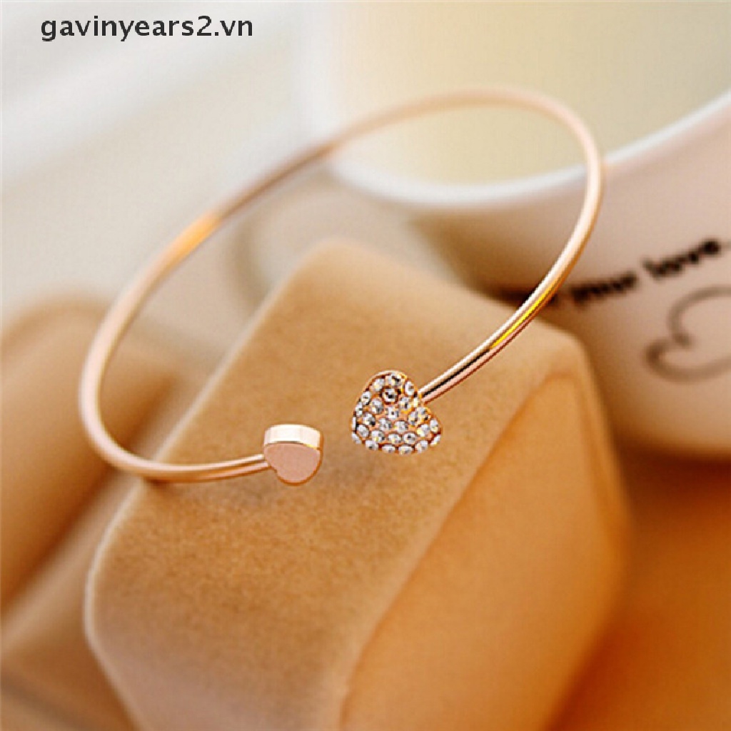 1 Vòng Tay Mặt Trái Tim Thiết Kế Đơn Giản