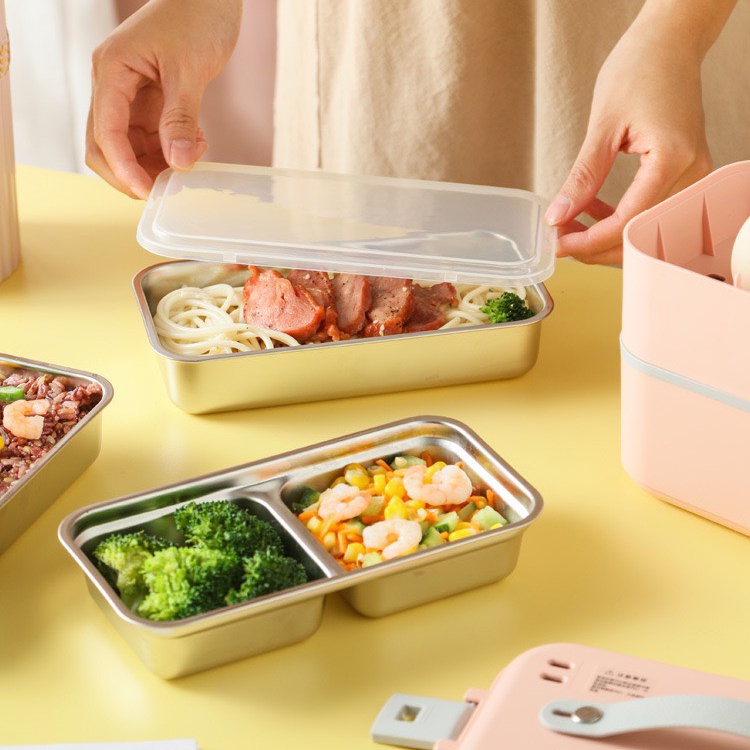 Hộp Cơm Cắm Điện CÁT Á Giữ Nhiệt, Hâm Nóng Và Nấu Chín Thức Ăn