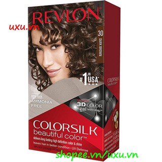 Thuốc Nhuộm Tóc Revlon Số 30 Nâu Sẫm Colorsilk, Với uxu.vn Tất Cả Là Chính Hãng.