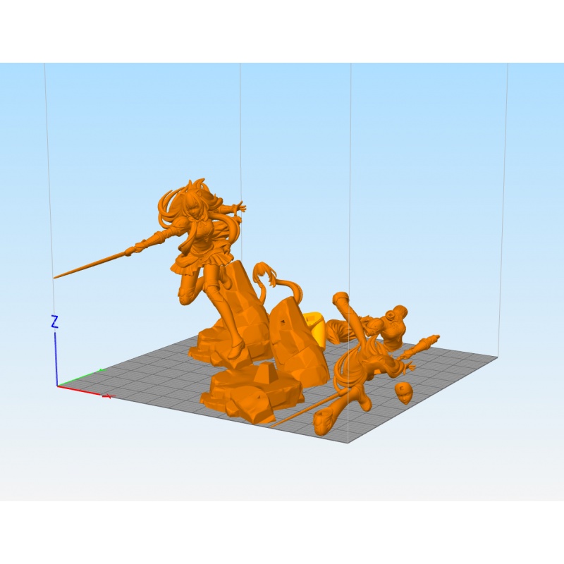 File in 3D mô hình Raphtalia The Rising of the Shield Hero - Manga