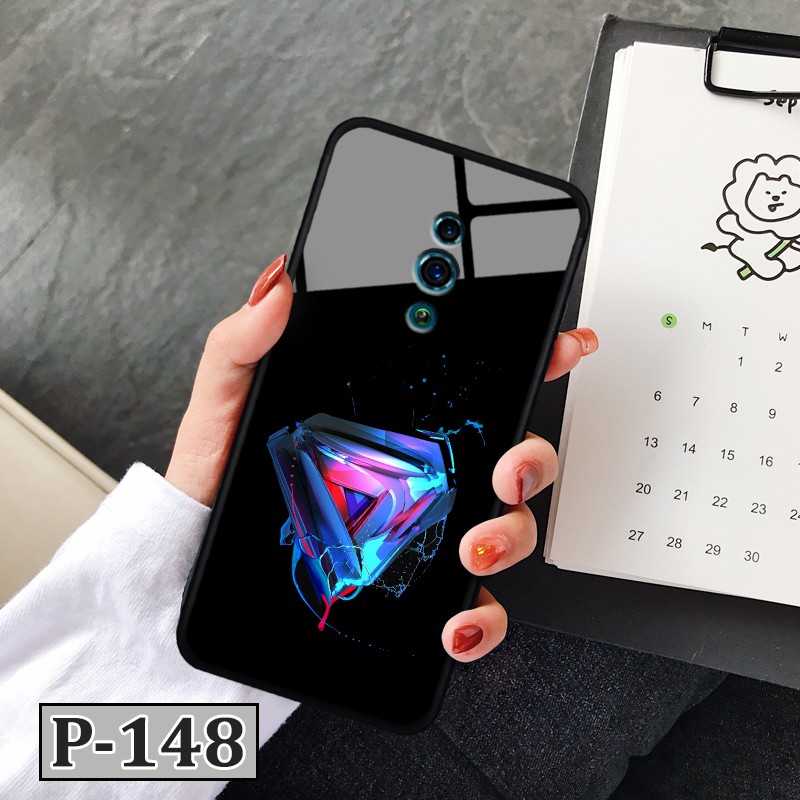 Ốp Oppo Reno - lưng kính in hình 3D