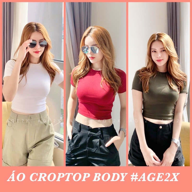 ÁO CROPTOP BODY AGE2X HÀNG #AGE2X khách yên tâm về chất lượng, hàng xuất đi 3 miền nhiều năm liền với chất lượng 3 không | BigBuy360 - bigbuy360.vn