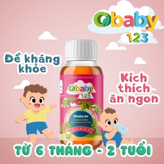 Siro uống Obaby và Obaby 123 - Hỗ trợ bé tăng đề kháng, ngủ ngon, ăn ngon
