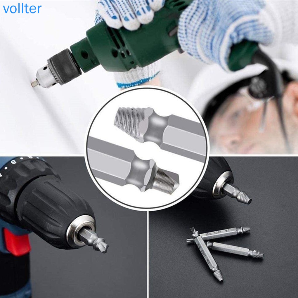 Set 5 Mũi Khoan Tháo Gỡ Ốc Vít Bị Hỏng Tiện Dụng Chất Lượng Cao