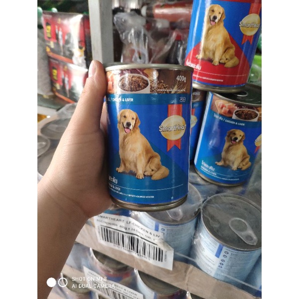 Pate cho chó Smartheart lon 400g vị bò, gà +gan!!!