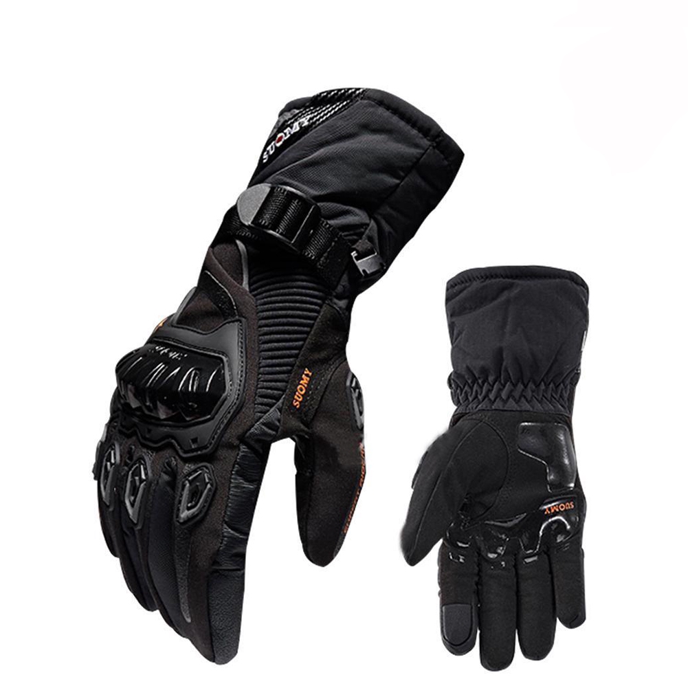Găng tay ống dài chất liệu giữ nhiệt chống lạnh khi đi xe máy mùa đông