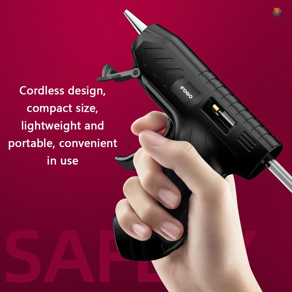 Máy Bắn Keo Nóng Chảy Không Dây Sạc USB DIY Kèm Keo Dán