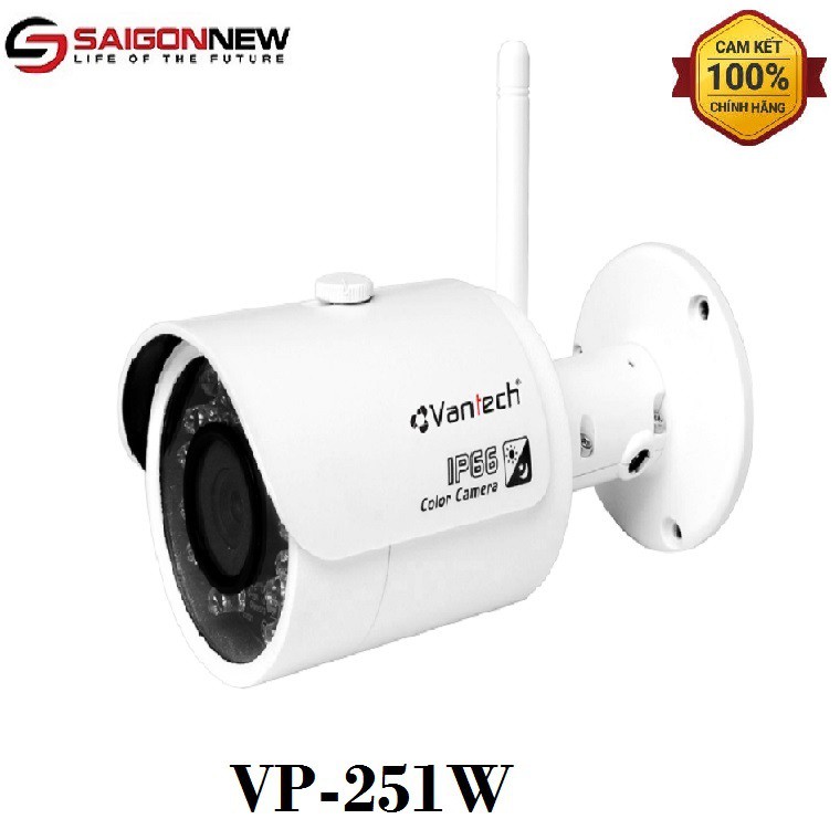 Camera IP hồng ngoại không dây 1.0 Megapixel VANTECH VP-251W