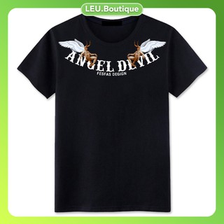 Áo thun Unisex in hình Angle Devil, áo phông unisex in kĩ thuật số cao cấp - LEU Boutique