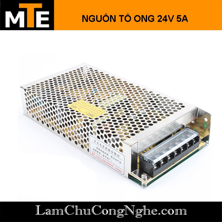 Nguồn tổ ong, nguồn led 24V 5A S-120-24