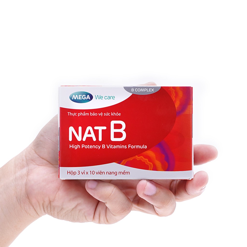 Nat B - Bổ sung vitamin nhóm B cho người bị thiếu hụt, mệt mỏi, căng thẳng