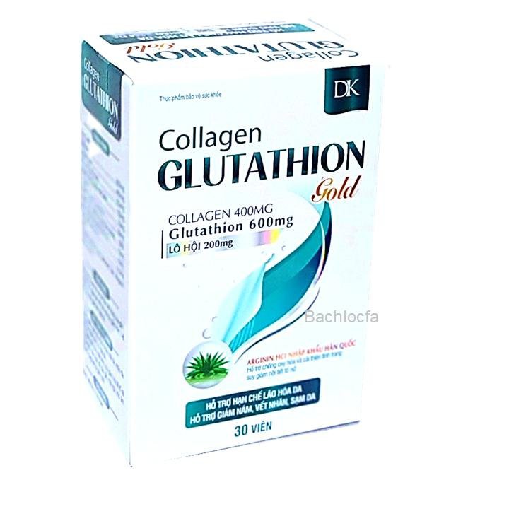 Viên Uống Đẹp Da Collagen Glutathion Plus Hết Nám, Sạm Da, Đẹp Da