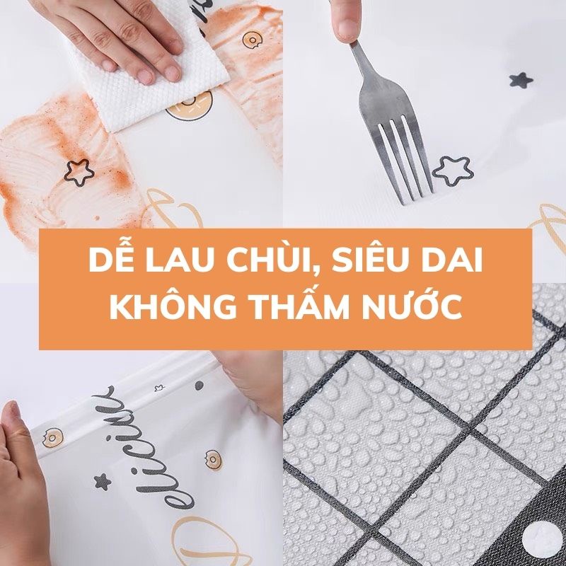 Khăn trải bàn PVC kẻ caro không thấm nước dùng phủ bàn ăn, bàn học, khăn trải phông nền chụp ảnh picnic dã ngoại