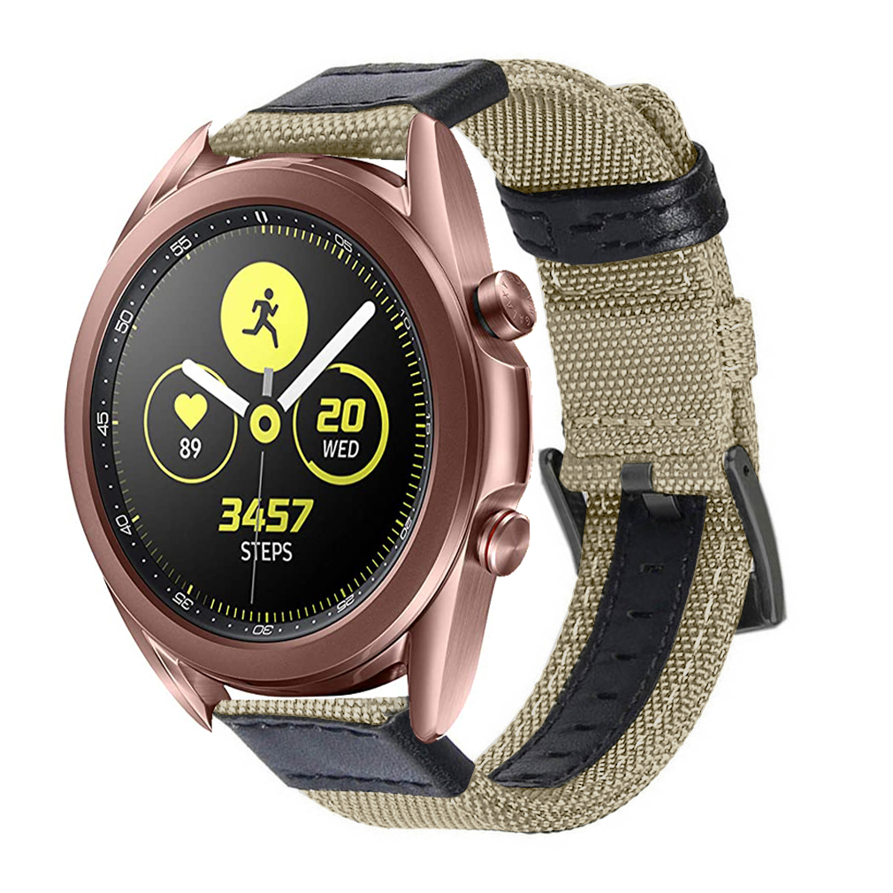 Dây Đeo Bằng Sợi Nylon Phong Cách Thể Thao Cho Đồng Hồ Thông Minh Samsung Galaxy Watch 3 41mm 45mm