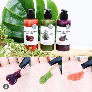 Sữa rửa mặt thải độc rau củ Wonder Bath Super Vegitoks Cleanser