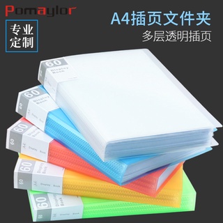 Túi đựng tài liệu. bìa kẹp tài liệu khổ a4 bằng nhựa trong suốt nhiều lớp tiện dụng
