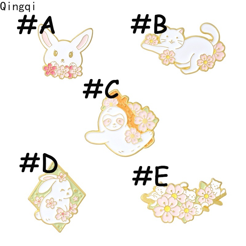 Ghim cài áo Miss Zoe hình động vật và hoa dễ thương cho nữ