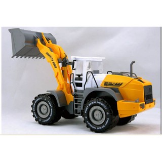 Mô hình xe xúc lật - xe ủi đất đồ chơi trẻ em