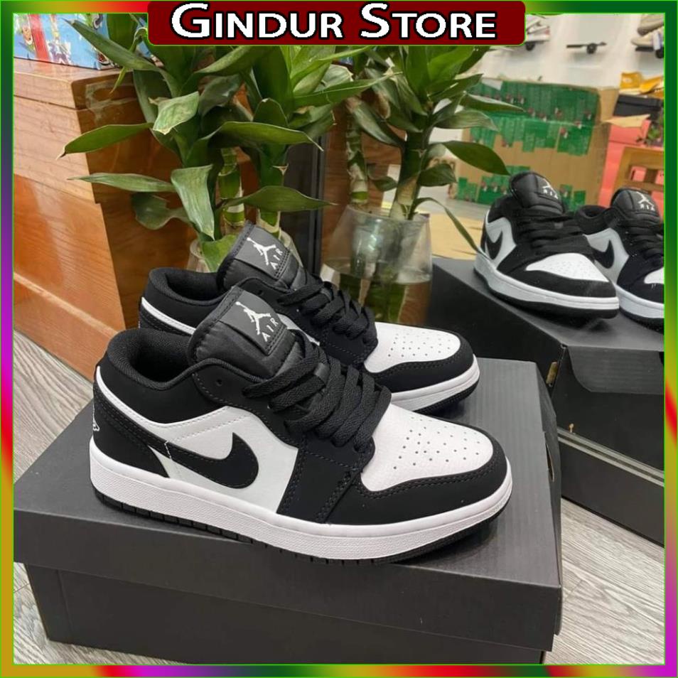 Giày 𝐉𝐨𝐫𝐝𝐚𝐧 1 low Panda màu đen trắng nam nữ, Giày sneaker JD 1 Panda cổ thấp bản đẹp 2022