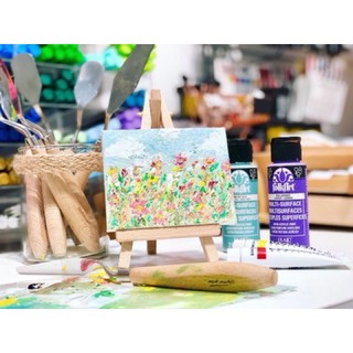 Khung Canvas Mini Mont Marte Kèm Giá Đỡ 8x10cm