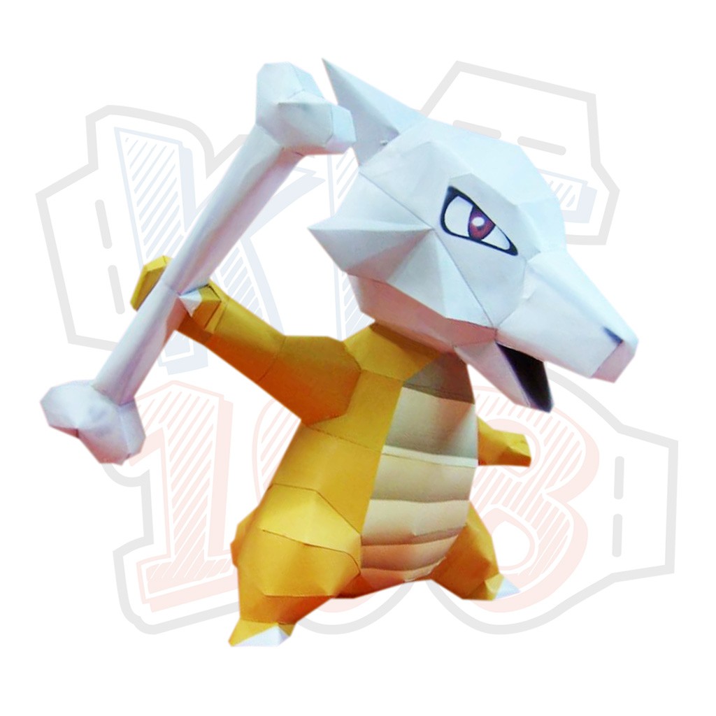 Mô hình giấy Anime Pokemon Marowak