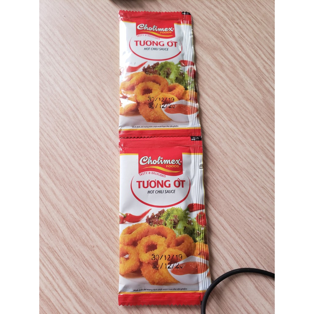 Tương cà cholimex gói 10g dùng mang đi tiện dụng - Bịch 50 gói