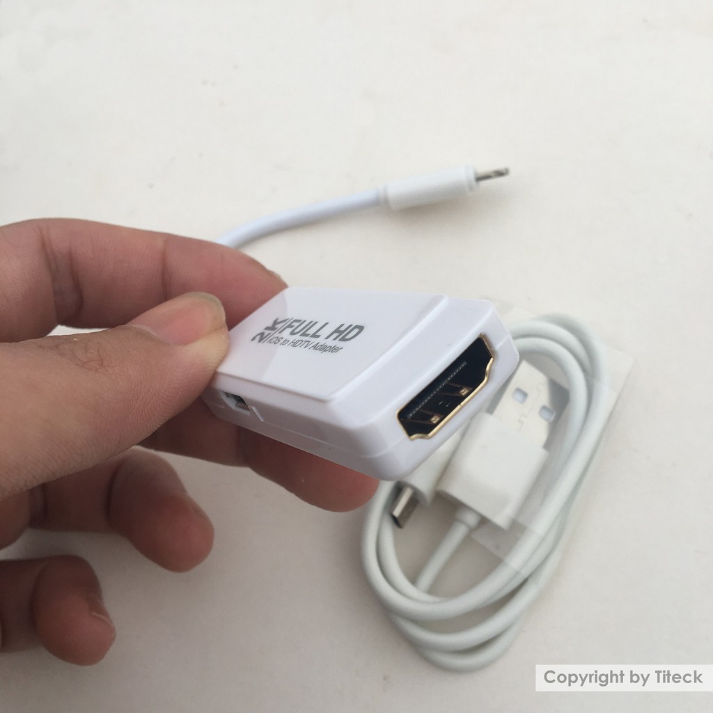 Cáp kết nối chuyển đổi từ iPhone, iPad sang TV - Lightning to HDMI 2K