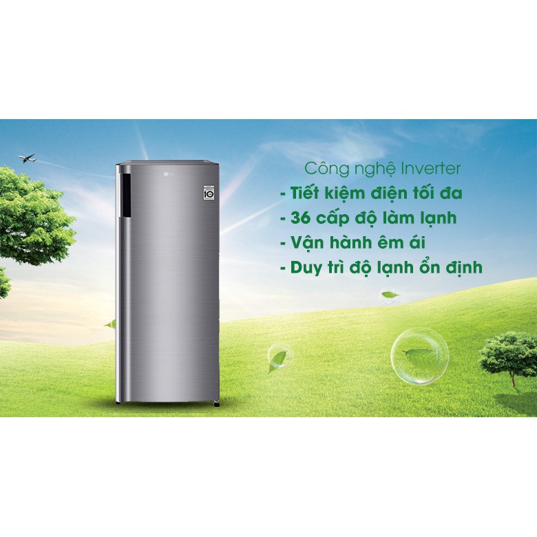 Tủ đông LG Inverter 165 lít GN-F304PS