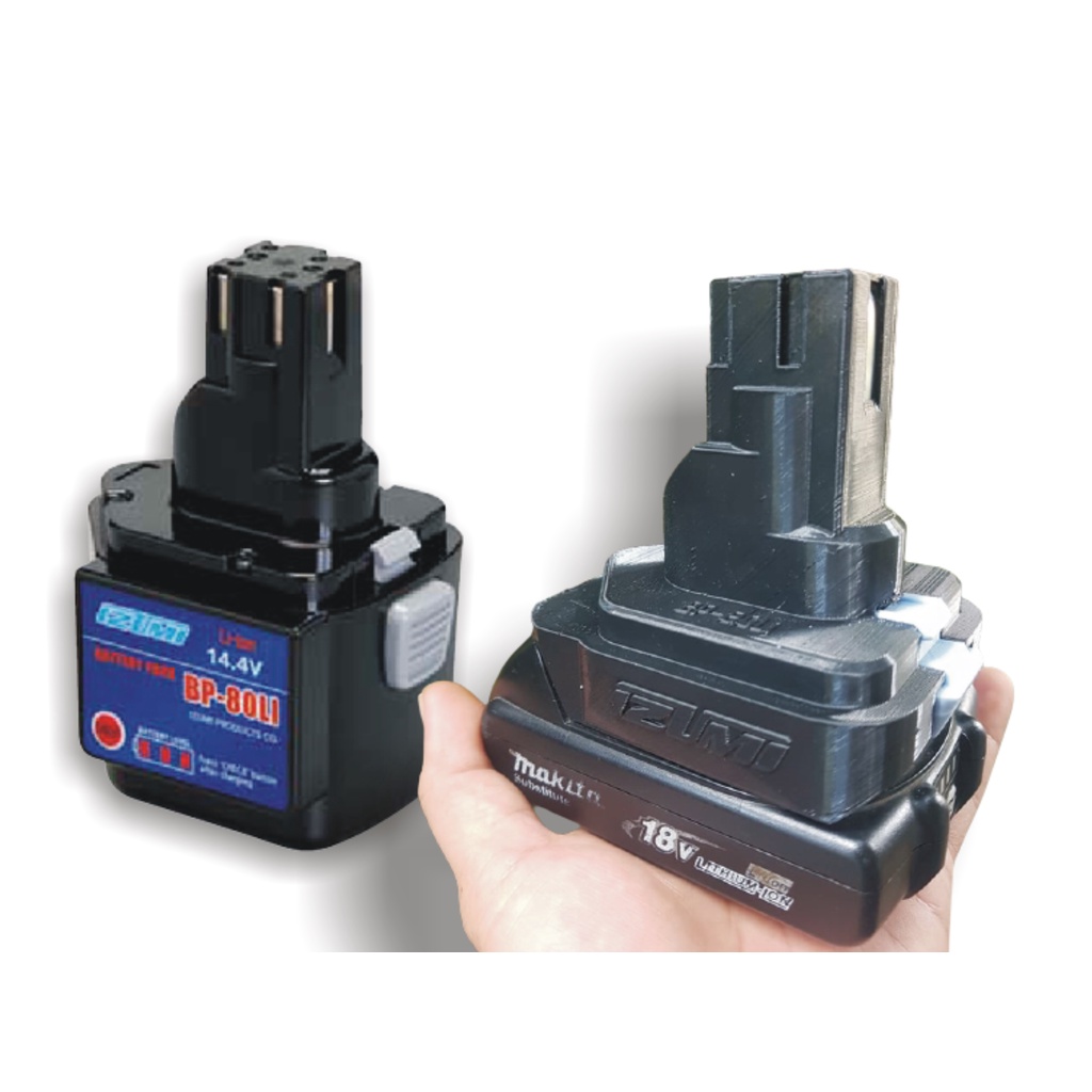 Đế chuyển pin MAKITA sang máy IZUMI