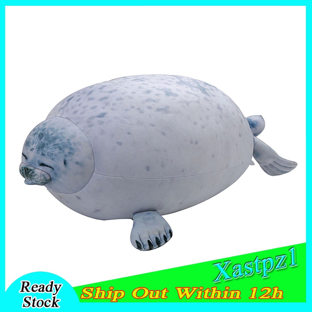 [Ready Stock] Seal Stuffed Jumbo Giant Large Animal Plush Pillow Toy Soft Doll