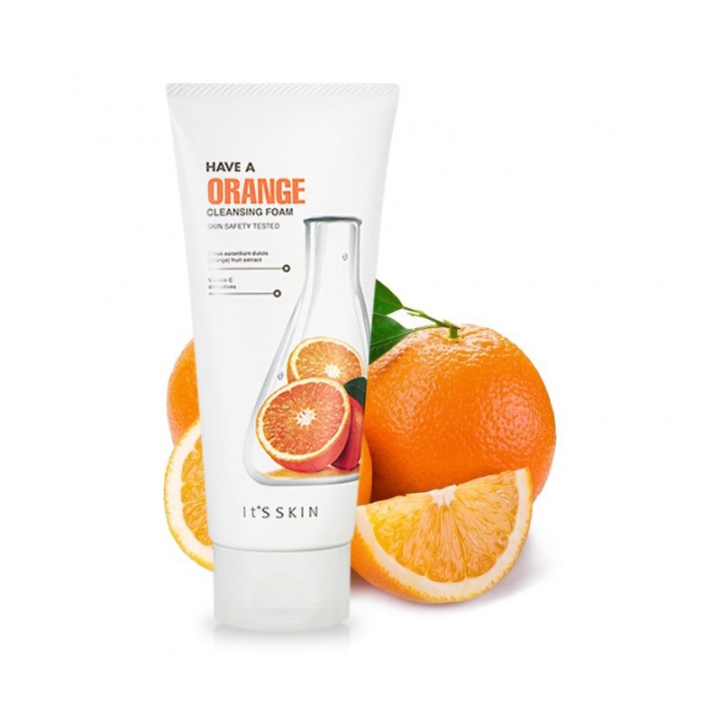 Sữa rửa mặt làm mờ vết thâm nám It's Skin Have a Orange Cleansing Foam 150ml - Cam