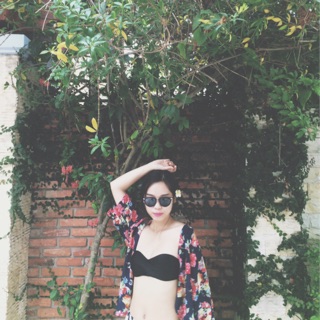 Kimono voan hoa