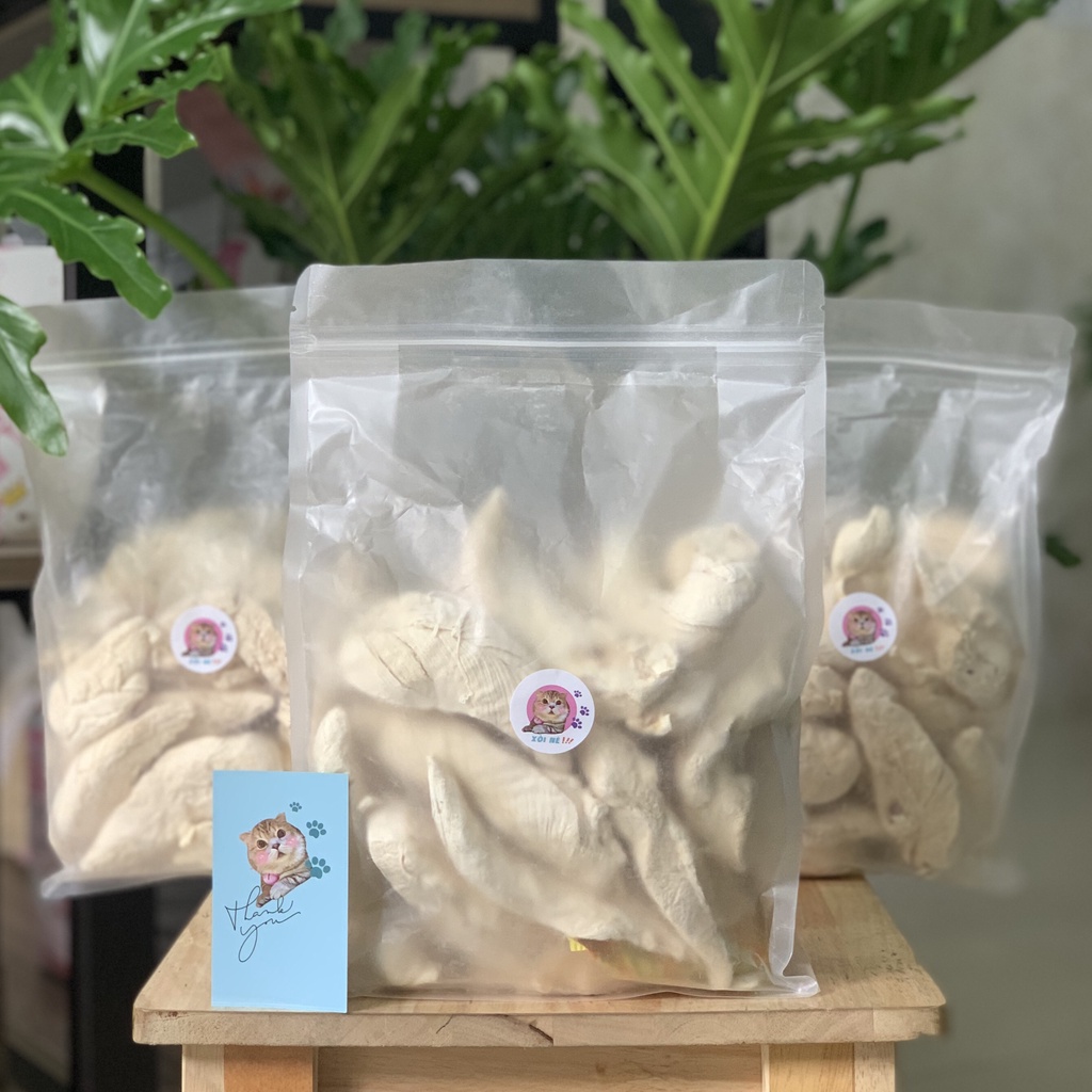 Ức gà, thịt gà sấy khô dành cho mèo