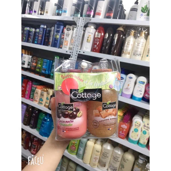 Sét sữa tắm Cottage set 2 chai 🥰🥰, mỗi chai 250ml