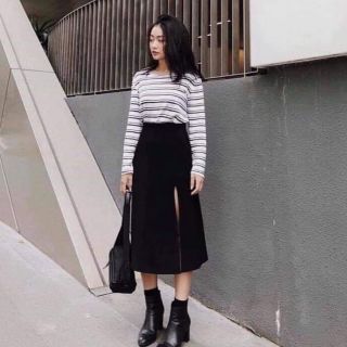 Chân váy xẻ tà siêu hot