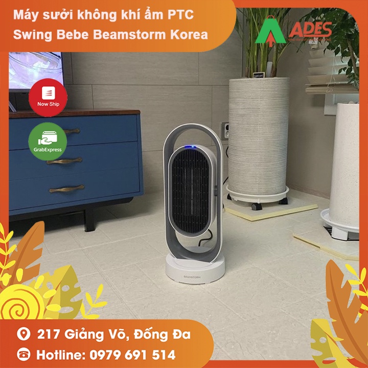 Máy sưởi không khí ẩm PTC Swing Bebe Beamstorm Korea - Chống bỏng đa năng - Hàng chính hãng