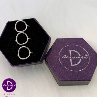 Nhẫn bạc 925 hình tròn trơn destiny