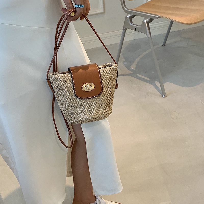 Túi cói Đan Lát Thời Trang Nữ Tính