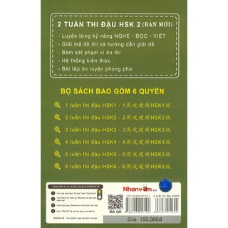 2 Tuần Thi Đậu HSK Cấp Độ 2