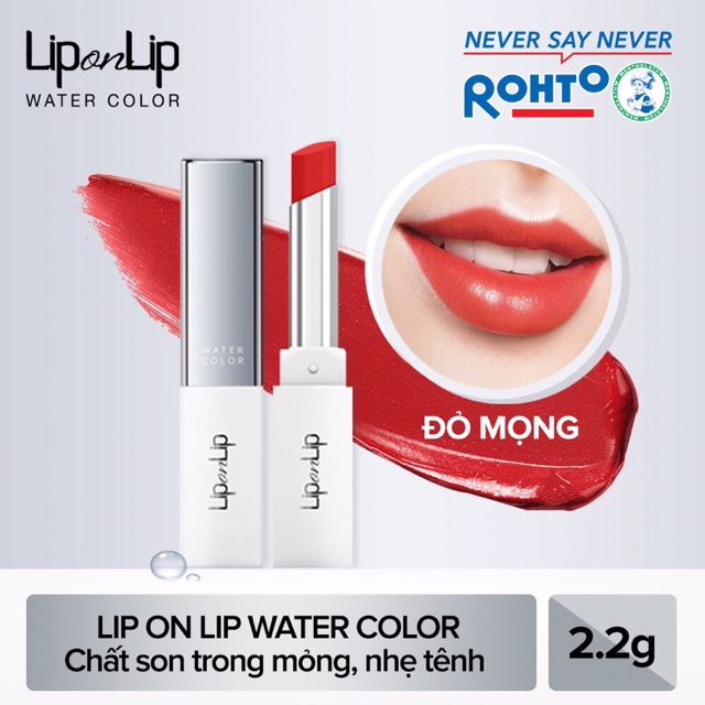 Son Lip On Lip Water Color đủ màu