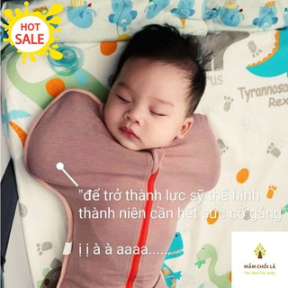 Quấn chũn 🍄𝑭𝒓𝒆𝒆𝒔𝒉𝒊𝒑🍄 Khăn cuốn chũn Baby swadding 100% cotton organic (mã đẹp)
