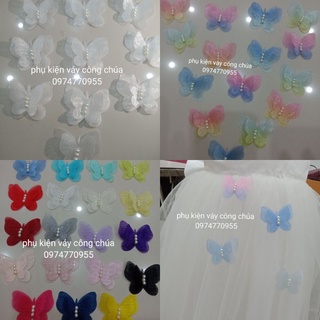 Bướm voan đính váy áo