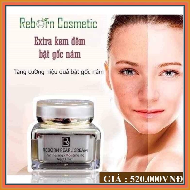 Kem Nám Đêm Reborn Dưỡng Trắng Dành Cho Da Nám_25gr