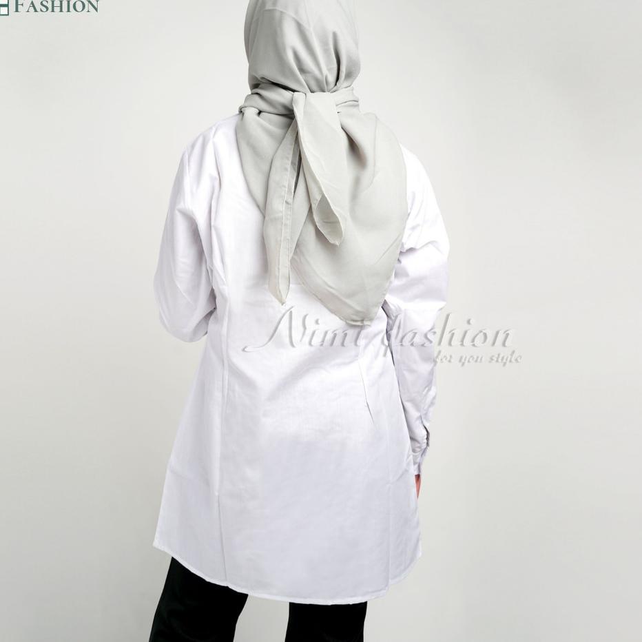 ZARA ➣ Áo Sơ Mi Trắng Tay Dài Thời Trang Thanh Lịch Cho Nữ