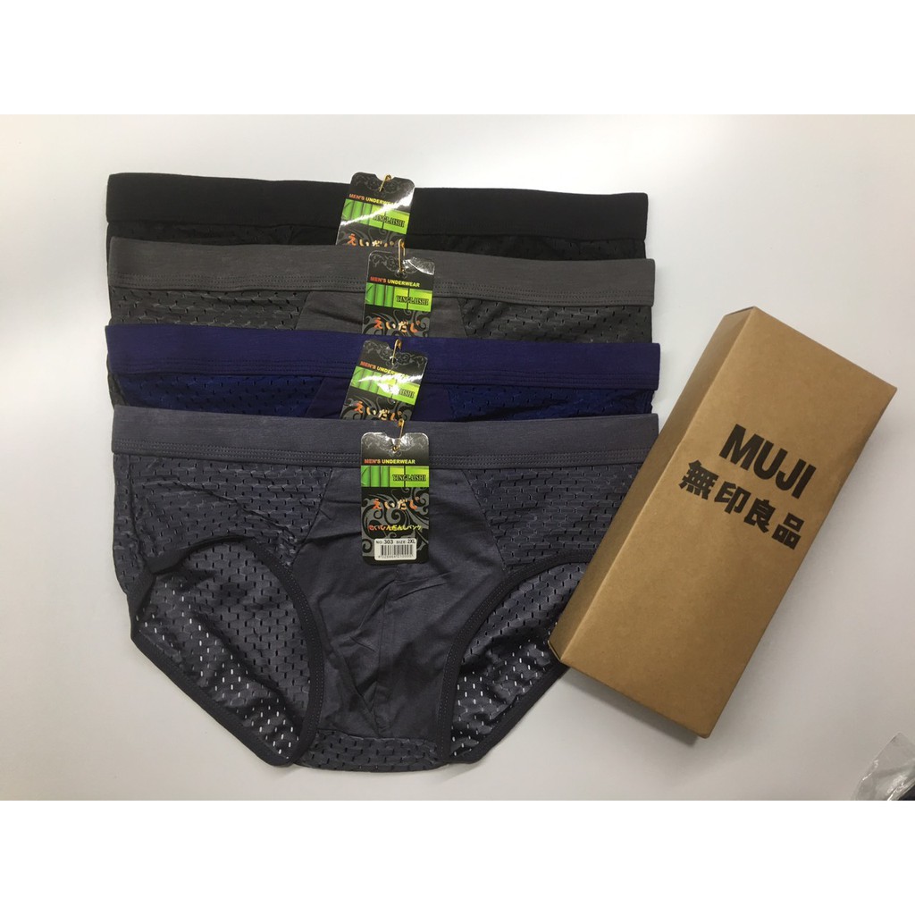 Quần Xịt Nam Tam Giác Lưới Xuất Nhật, Quần Lót Thông Hơi Nam No303