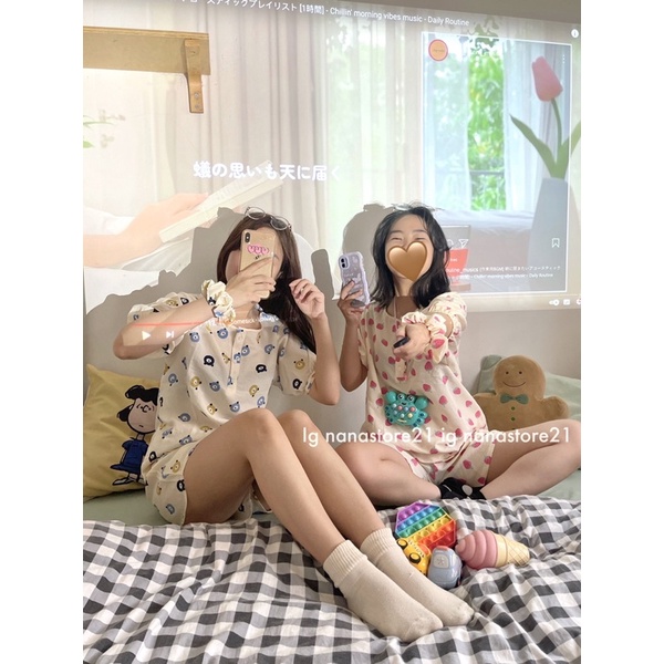 Set pijama nhiều hình