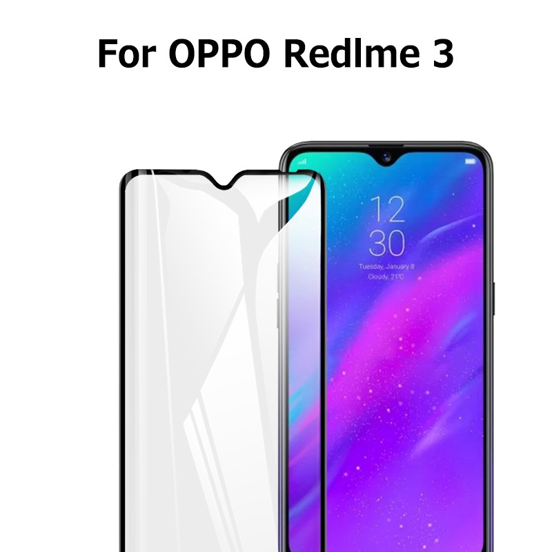 Cường lực REALME 2, REALME 3, REALME C2, REALME 5, REALME 6, REALME C11, REALME V15 Tặng kèm giấy lau kính khô và ướt